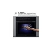 LG Horno  Instaview Vapor 100% 76L A++ con sistema de limpieza Blue EasyClean, cristal negro mate, WSED7666M