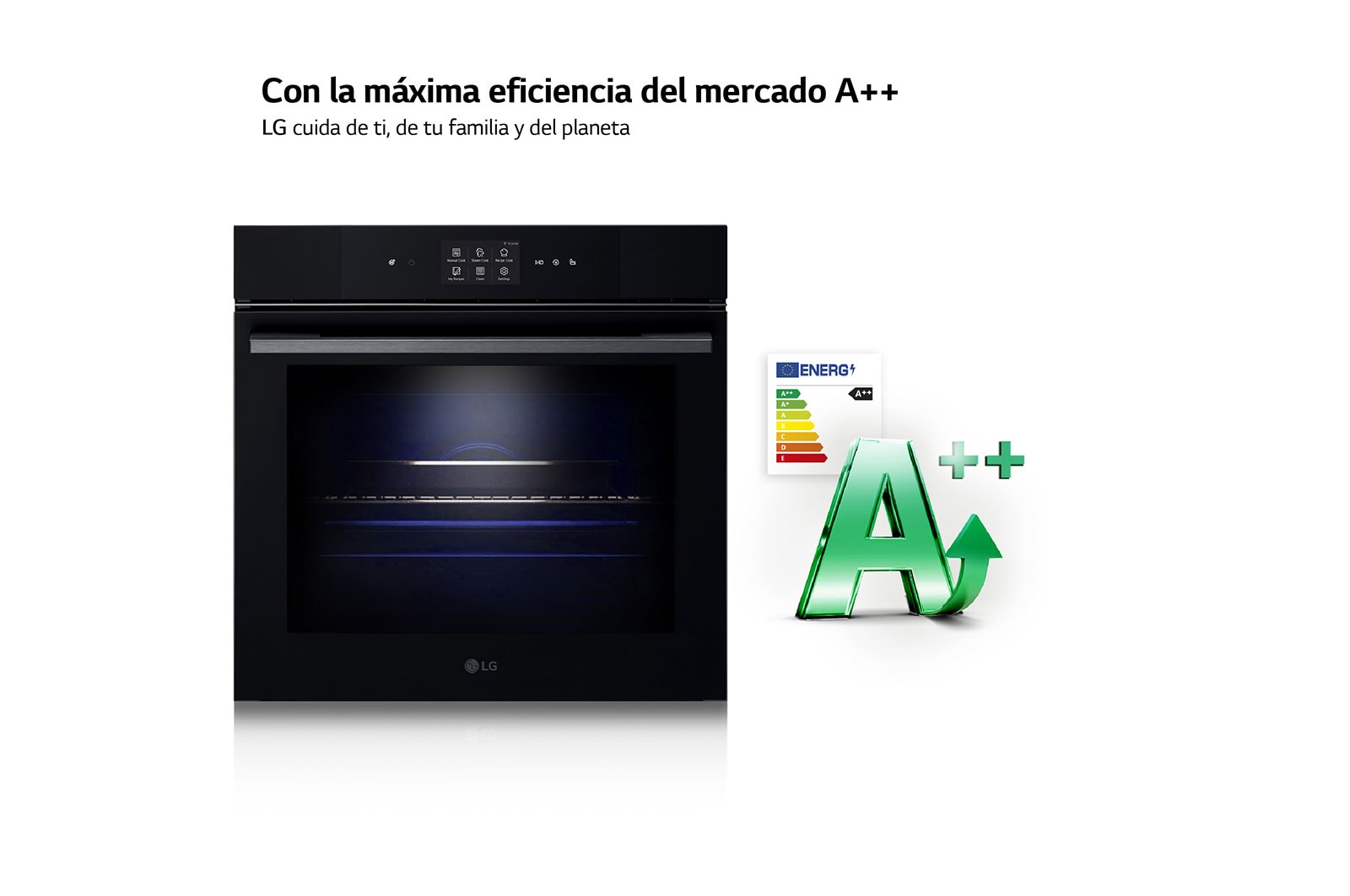 LG Outlet Horno LG Instaview 76 litros A++ Freidora de Aire, WSED7667M.OUTLET