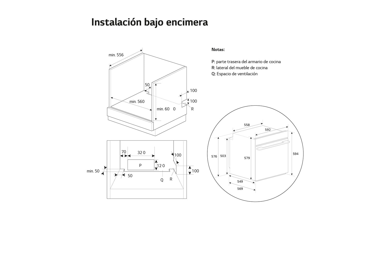 LG Outlet Horno LG Instaview 76 litros A++ Freidora de Aire, WSED7667M.OUTLET