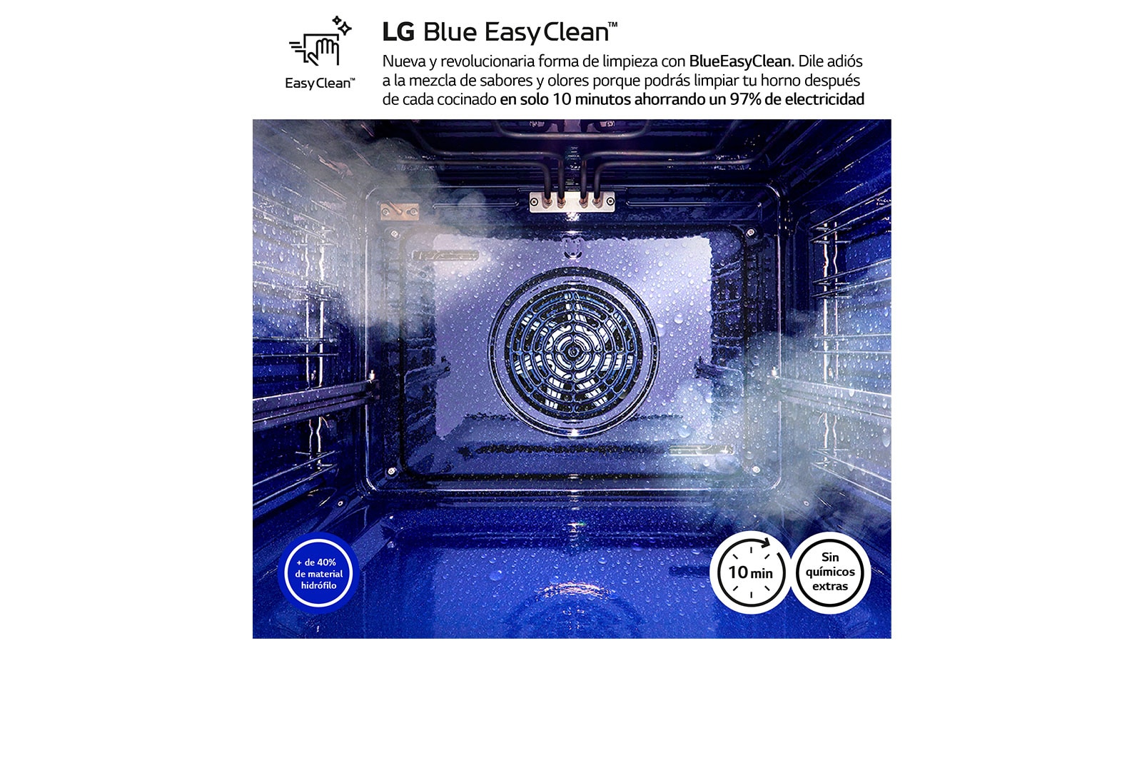 LG Outlet Horno LG Instaview 76 litros A++ Freidora de Aire, WSED7667M.OUTLET