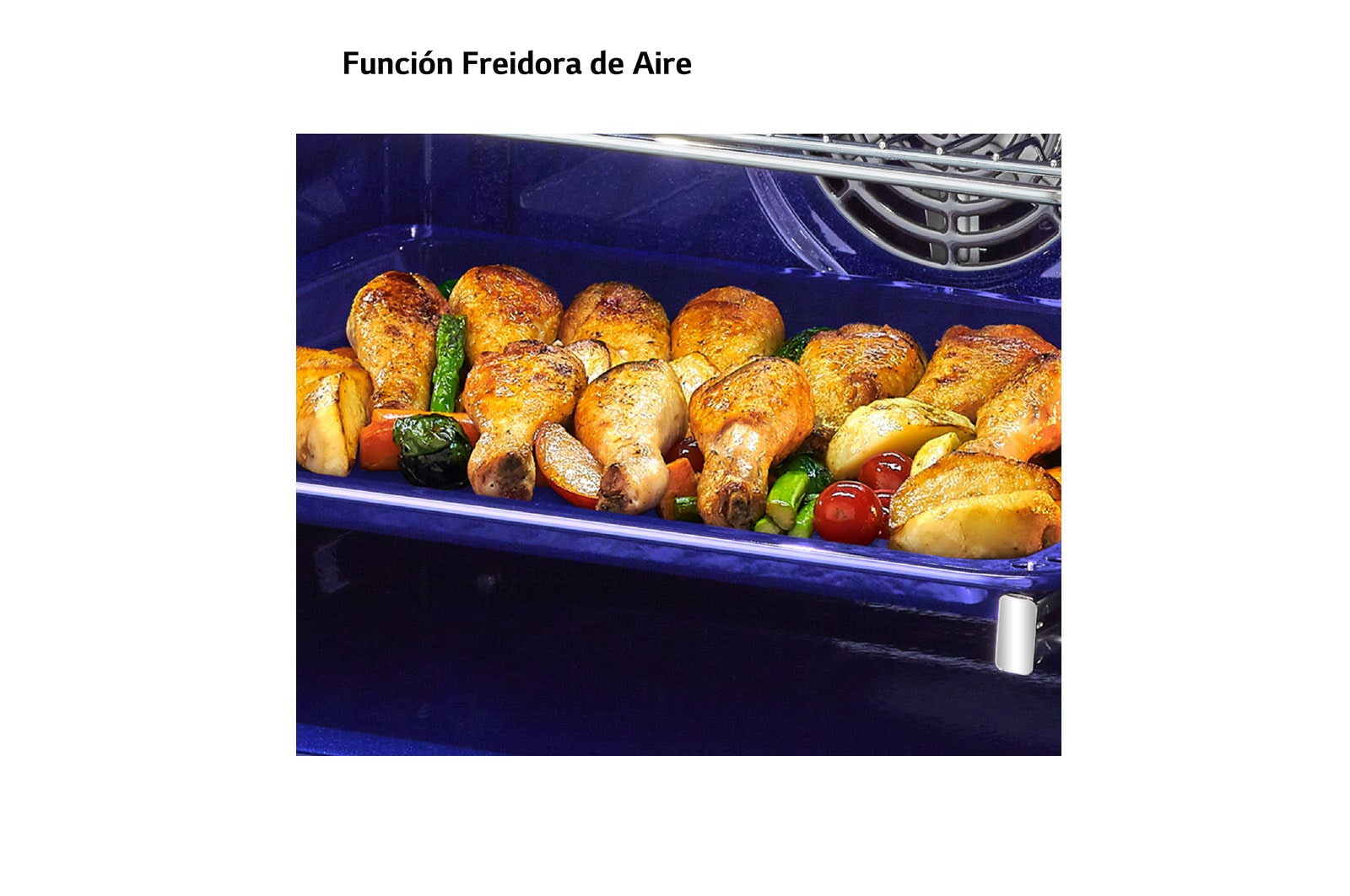 LG Outlet Horno LG Instaview 76 litros A++ Freidora de Aire, WSED7667M.OUTLET