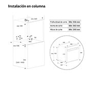 LG Outlet Horno LG Instaview 76 litros A++ Freidora de Aire, WSED7667M.OUTLET