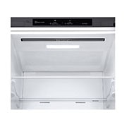 LG Frigorífico Combi, 1,86m, Clasificación E, capacidad de 374l, Inox Antihuellas, serie 6, GBB61PZJMN