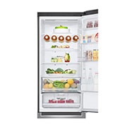 LG Frigorífico Combi Door Cooling⁺, 2m, Clasificación C, capacidad de 419l, Inox antihuellas, serie 600, GBB62PZ5CN1