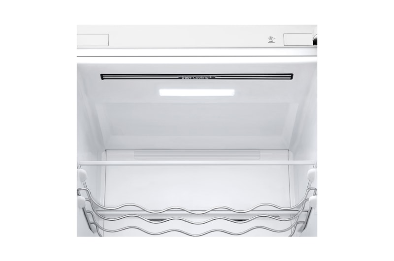 LG Frigorífico Combi 2m, Clasificación D, capacidad de 419l, Blanco, Serie 600, GBB62SWFGN