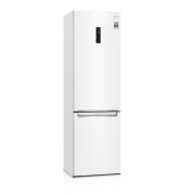 LG Frigorífico Combi 2m, Clasificación D, capacidad de 419l, Blanco, Serie 600, GBB62SWFGN