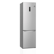 LG Frigorífico Combi 2m, Clasificación B, Acero inoxidable texturizado antihuellas, capacidad de 419l, Serie 700, GBB72MBUBN