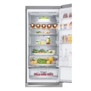LG Frigorífico Combi 2m, Clasificación B, Acero inoxidable texturizado antihuellas, capacidad de 419l, Serie 700, GBB72MBUBN