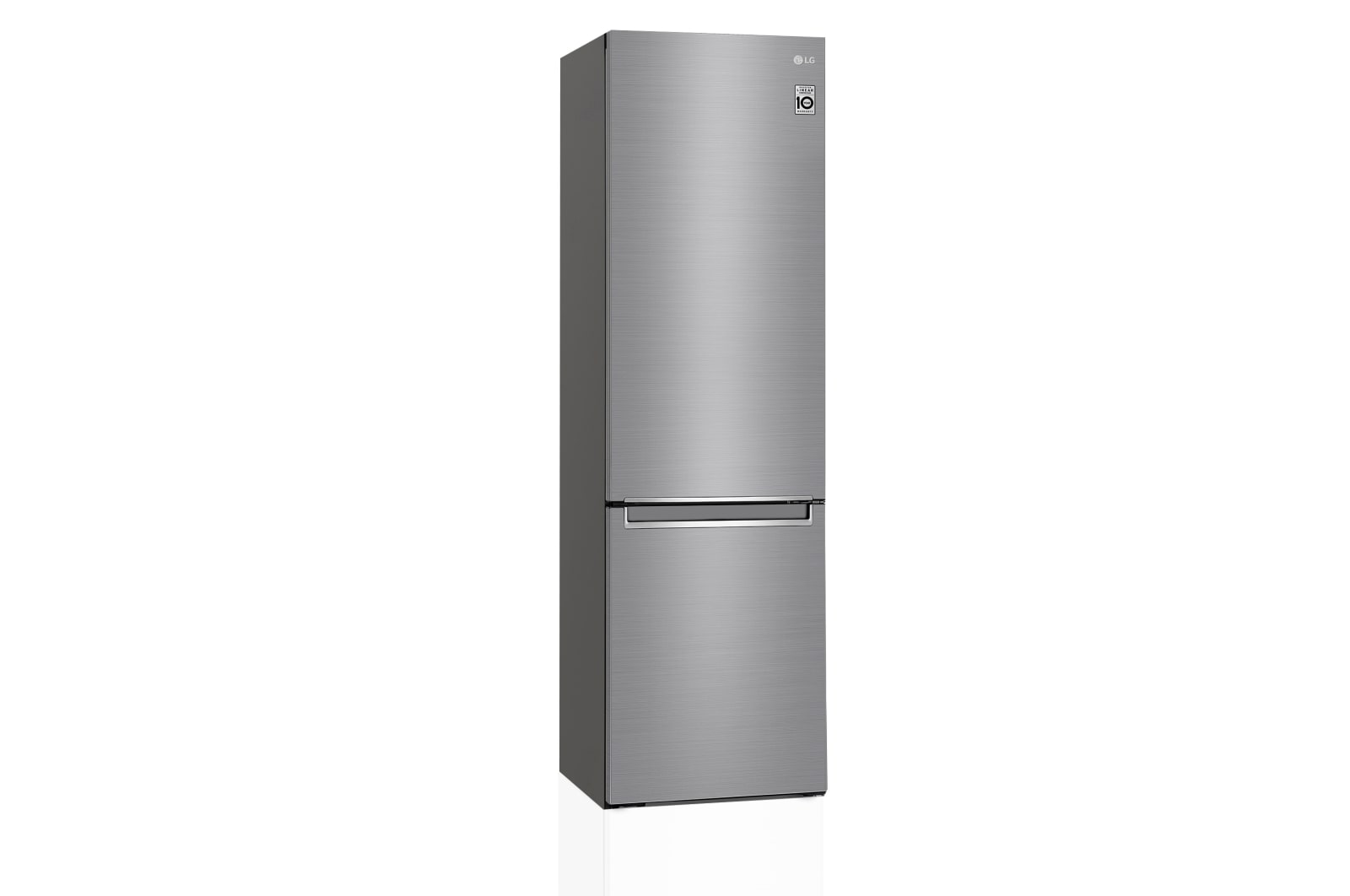 LG Frigorífico Combi 2m, Clasificación D, capacidad de 419l, Inox antihuellas, serie 700, GBB72PZVGN