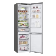 LG Frigorífico Combi 2m, Clasificación D, capacidad de 419l, Inox antihuellas, serie 700, GBB72PZVGN