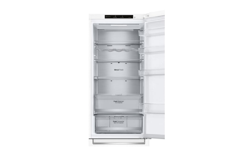 LG Frigorífico Combi Door Cooling+, 2m, Clasificación C, capacidad de 419l, blanco, serie 700 , GBB72SWVCN1