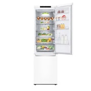 LG Frigorífico Combi Door Cooling+, 2m, Clasificación C, capacidad de 419l, blanco, serie 700 , GBB72SWVCN1