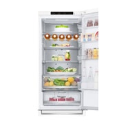 LG Frigorífico Combi Door Cooling+, 2m, Clasificación C, capacidad de 419l, blanco, serie 700 , GBB72SWVCN1