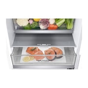 LG Frigorífico Combi Door Cooling+, 2m, Clasificación C, capacidad de 419l, blanco, serie 700 , GBB72SWVCN1