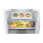 LG Frigorífico Combi Door Cooling+, 2m, Clasificación C, capacidad de 419l, blanco, serie 700 , GBB72SWVCN1