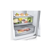LG Frigorífico Combi Door Cooling+, 2m, Clasificación C, capacidad de 419l, blanco, serie 700 , GBB72SWVCN1