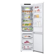 LG Frigorífico Combi Door Cooling+, 2m, Clasificación C, capacidad de 419l, blanco, serie 700 , GBB72SWVCN1