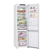 LG Frigorífico Combi Door Cooling+, 2m, Clasificación C, capacidad de 419l, blanco, serie 700 , GBB72SWVCN1