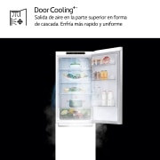 LG Frigorífico Combi LG GBP31SWLZN, 1,86m, E, capacidad de 374l, Blanco, serie 3, GBP31SWLZN