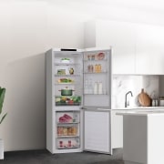 LG Frigorífico Combi LG GBP31SWLZN, 1,86m, E, capacidad de 374l, Blanco, serie 3, GBP31SWLZN