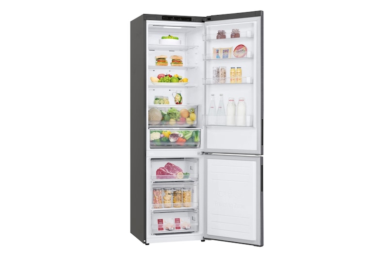 LG Frigorífico Combi 2m, Clasificación C, capacidad de 419l, Inox grafito , serie P-600, GBP62DSNCC1