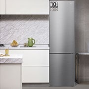 LG Frigorífico Combi  Door Cooling+, 2m, Clasificación A, capacidad de 419l, Inox antihuellas , serie P-600, GBP62PZNAC