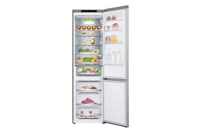 LG Outlet Frigorífico Combi Door Cooling+, 2,03m, Clasificación C, capacidad de 419l, inox antihuellas. Serie 500, GBV5240CPY.OUTLET
