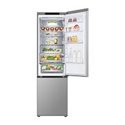 LG Frigorífico Combi Door Cooling+, 2m, Clasificación D, capacidad de 419l, Inox Antihuellas, Serie 500, GBV5240DPY