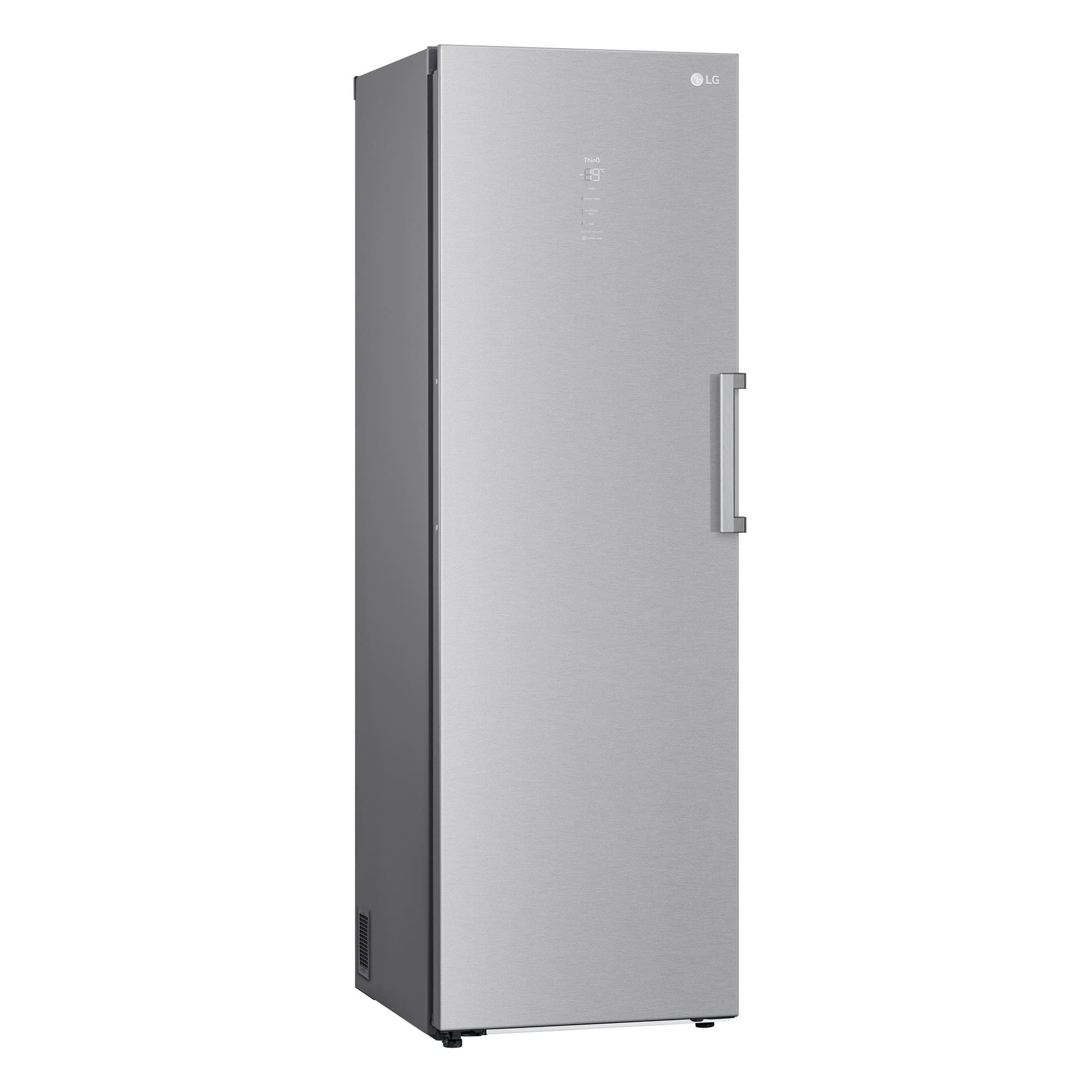 LG Congelador 1 puerta Total No Frost, Clasificación D, 355 L, Acero inoxidable texturizado, GFM61MBCSF