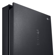 LG Congelador Total No Frost, Clasificación D, 355 L, Acero Negro-grisáceo mate, GFM61MCCSF