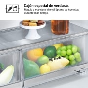 LG Frigorífico American Combi Door-in-Door™, Clasificación  E, 634 L, cero texturizado antihuellas , GMJ960MBJE