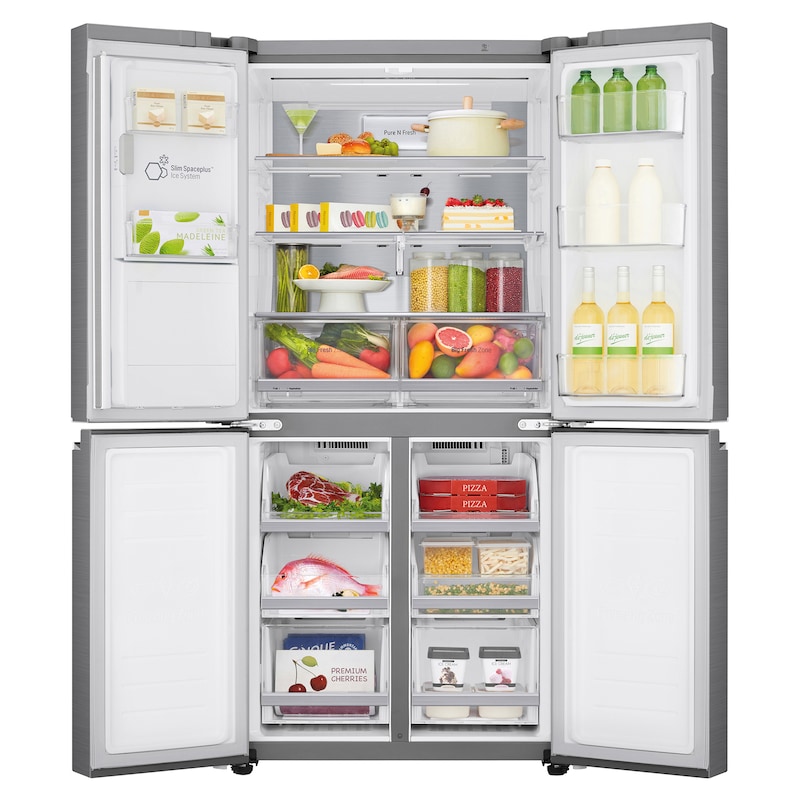 LG Frigorífico American Combi, Clasificación F, Ancho 83cm, 570l , GML844PZ6F