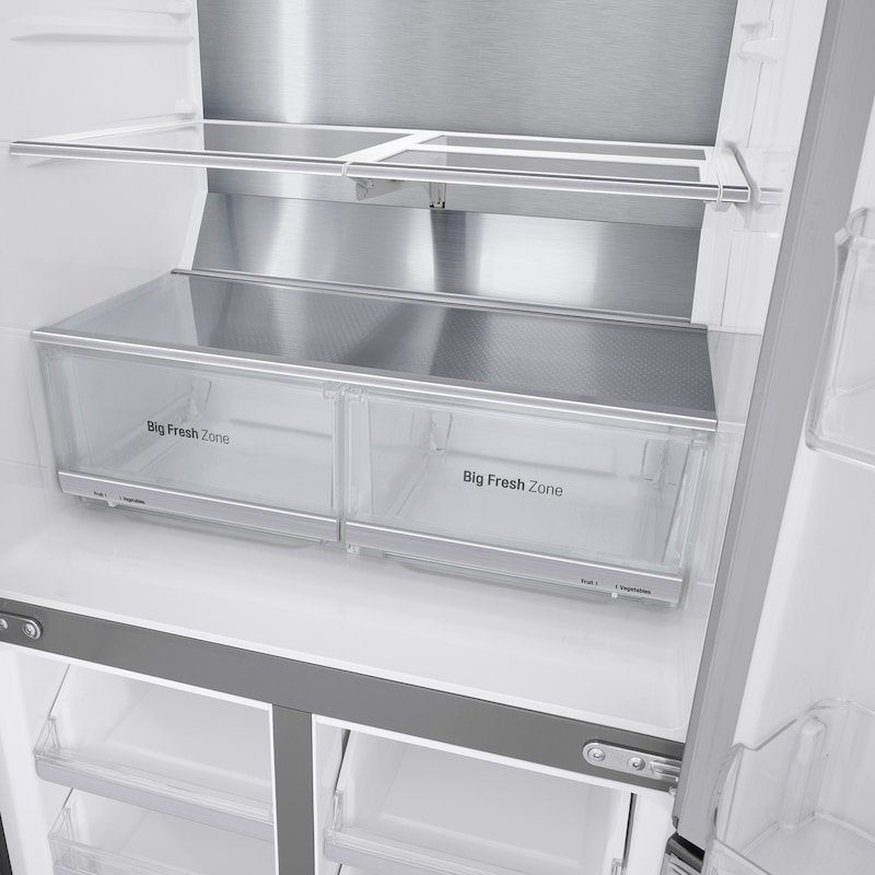 LG Frigorífico American Combi, Clasificación F, Ancho 83cm, 570l , GML844PZ6F