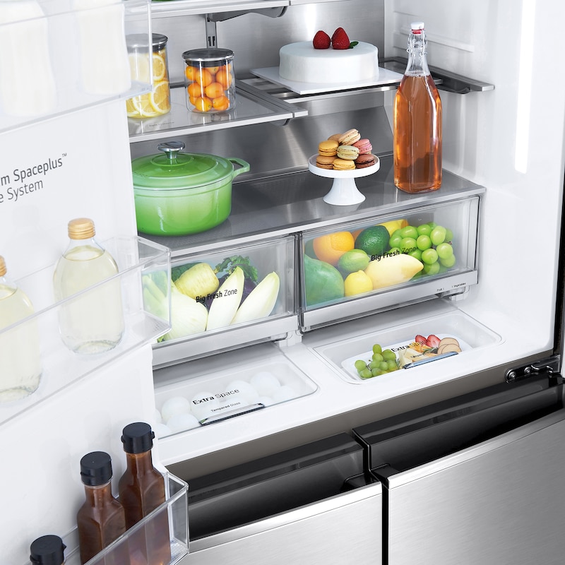 LG Frigorífico American Combi, Clasificación E, 705 L, Acero inoxidable antihuellas, GML945NS9E