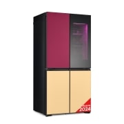 LG Frigorífico American Combi Intaview con MoodUp ™, Door Cooling+, 1,86 m,Clasificación E, 617 L, Multicolor, GMV960NNME