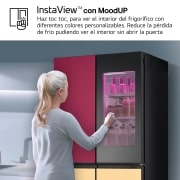 LG Frigorífico American Combi Intaview con MoodUp ™, Door Cooling+, 1,86 m,Clasificación E, 617 L, Multicolor, GMV960NNME