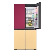 LG Frigorífico American Combi Intaview con MoodUp ™, Door Cooling+, 1,86 m,Clasificación E, 617 L, Multicolor, GMV960NNME