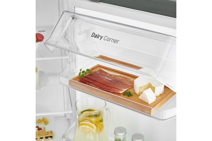 LG Frigorífico Side By side, serie 300, Clasificación F, 634L Inox antihuellas, GSBV30PZXM