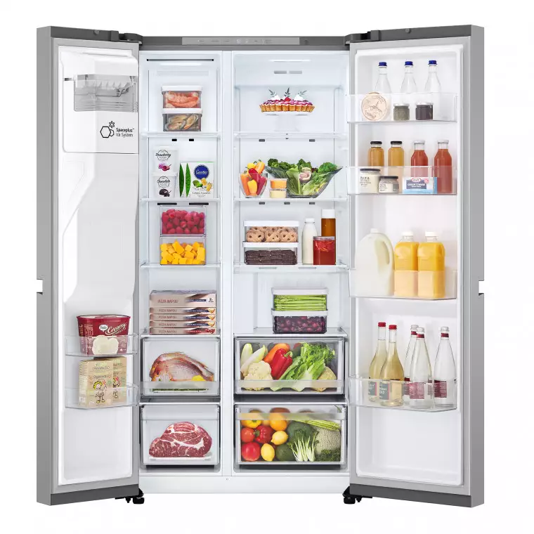 LG Frigorífico Side By side Serie 400, Inox antihuellas. E, 641 L, GSLC40PYPE.APYQEUR