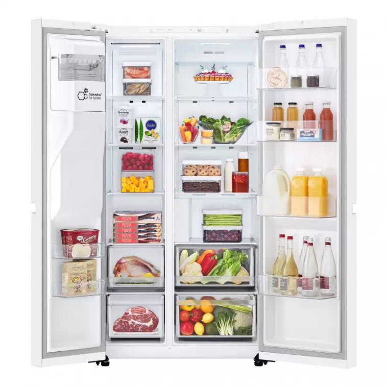 LG Frigorífico Side By side Serie 400, Blanco E, 641 L, GSLC40SWPE.ASWQEUR