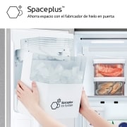 LG Frigorífico Side By side Serie 700, Inverter Linear compressor,  Clasificación D, 635 L, sin toma de agua                 , GSLV71PZTD