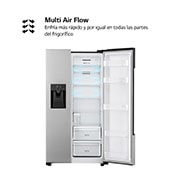 LG Frigorífico Side By Side LG, 179cm, sin toma de agua, 562L, Clasificación E , GSM32HSBEH