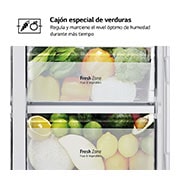 LG Frigorífico Side By Side LG, 179cm, sin toma de agua, 562L, Clasificación E , GSM32HSBEH