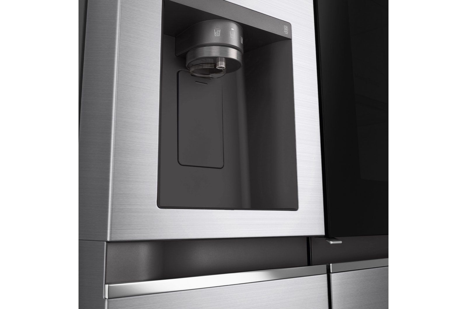 LG Frigorífico Side By side , Serie 800, Instaview Door-In-Door, Clasificación E, 635 L, GSXV80PZLE