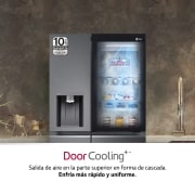 LG Frigorífico Americano Instaview Door-In-Door con Craft Ice, Clasificación E, 635 L, GSXV90MCDE