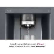 LG Frigorífico Americano Instaview Door-In-Door con Craft Ice, Clasificación E, 635 L, GSXV90MCDE