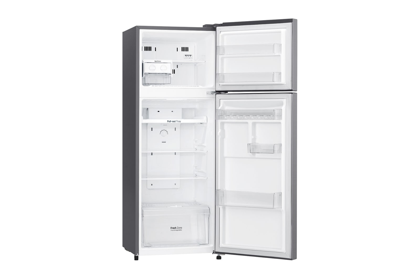 LG Frigorífico Dos Puertas, Clasificación F, Door Cooling, Total No Frost, Inox antihuellas , GTB382PZCMD