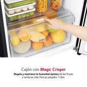 LG Frigorífico Dos Puertas, Clasificación F, Door Cooling, Total No Frost, Inox antihuellas , GTB382PZCMD