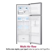 LG Frigorífico Dos Puertas, Clasificación F, Door Cooling, Total No Frost, Inox antihuellas , GTB382PZCMD