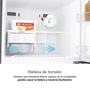 LG Frigorífico Dos Puertas, Clasificación F, Door Cooling, Total No Frost, Inox antihuellas , GTB382PZCMD